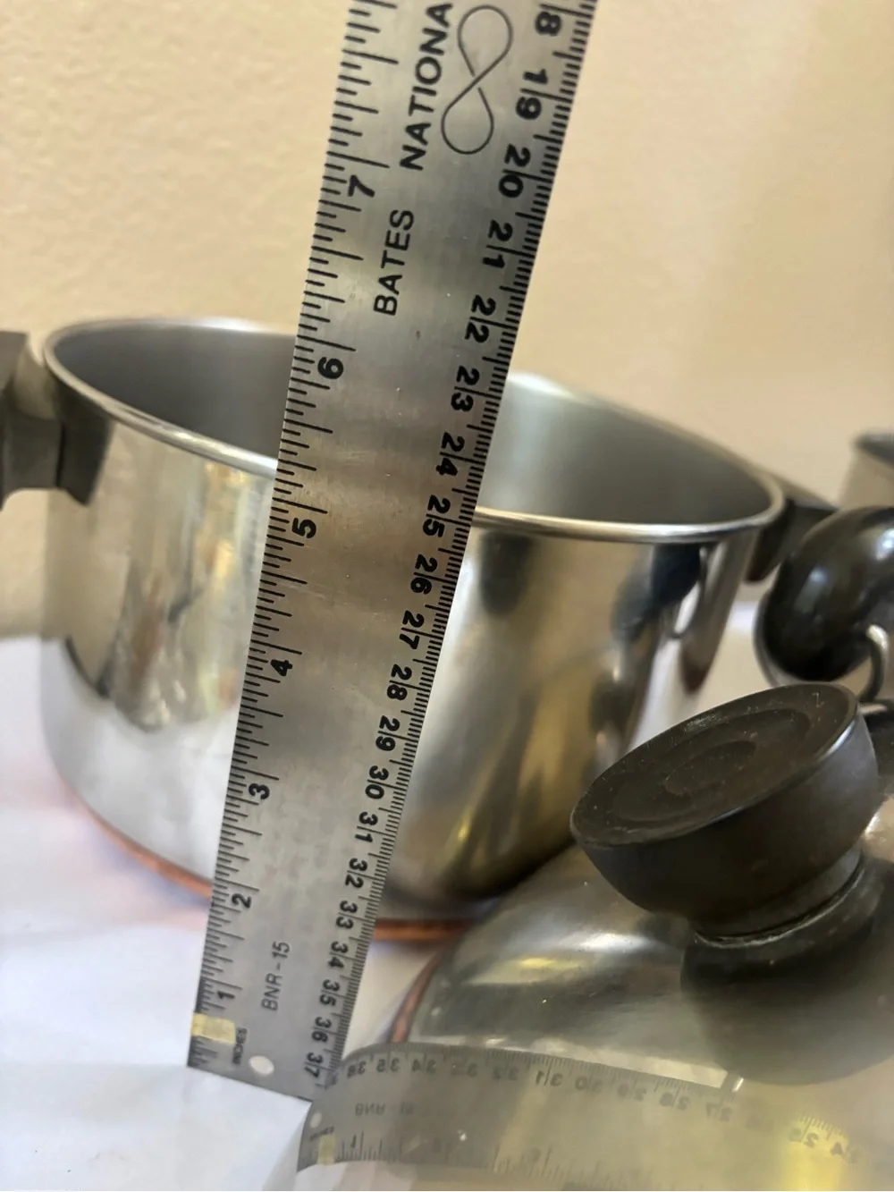 Revereware Revere ware pots and 2 lids